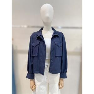 SISLEY 아웃 포켓 숏 점퍼 SAJP81531NY_이미지