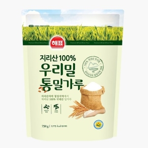 해표 우리밀 통밀가루 750g (5개)_이미지