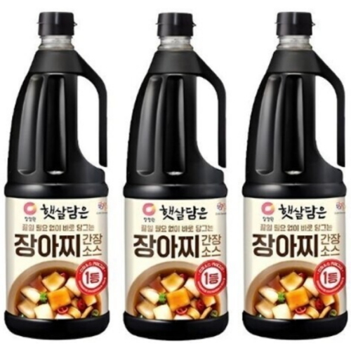청정원 햇살담은 장아찌 간장소스 1.7L (3개)_이미지