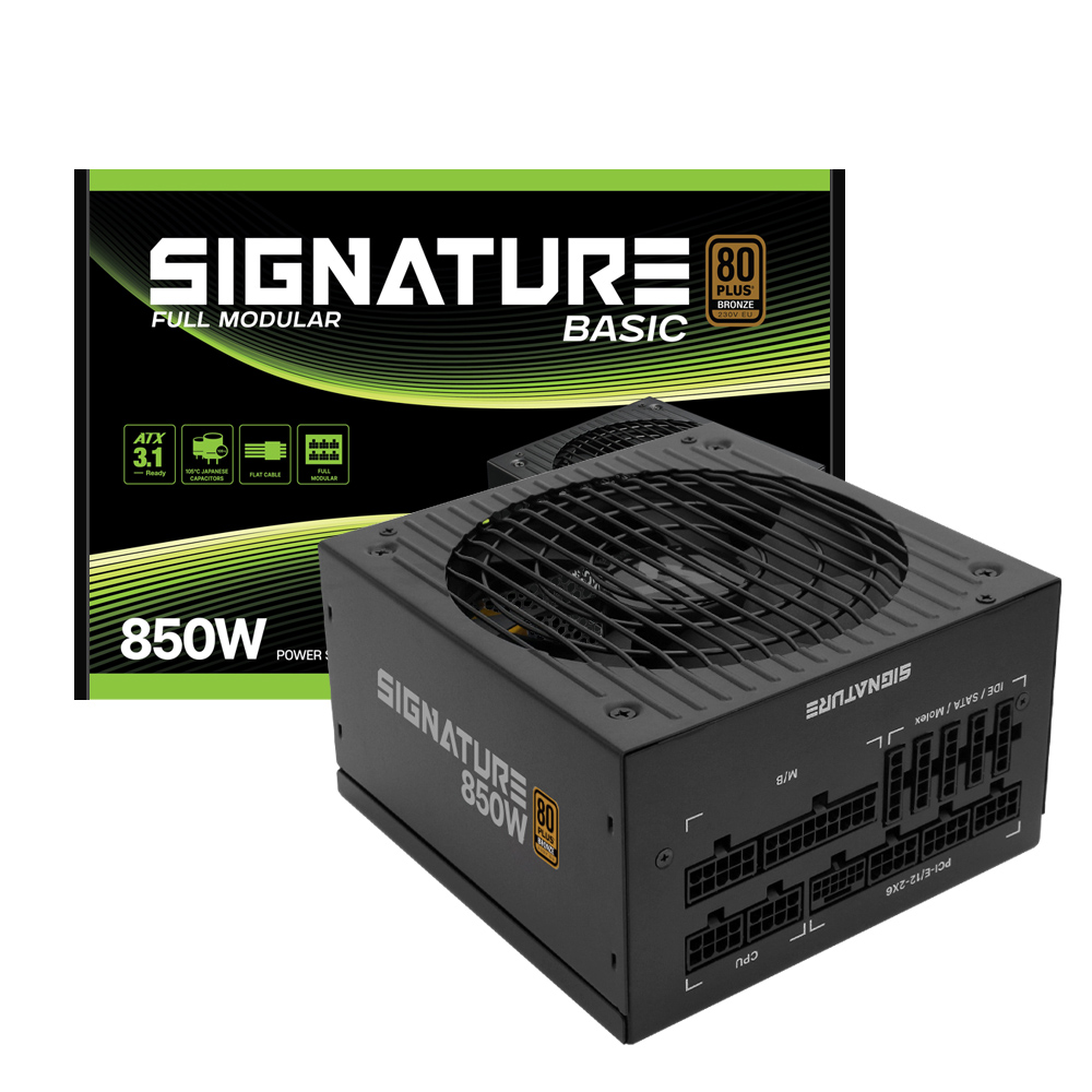 AONE 시그니처 850W 80PLUS브론즈 풀모듈러 베이직 ATX3.1