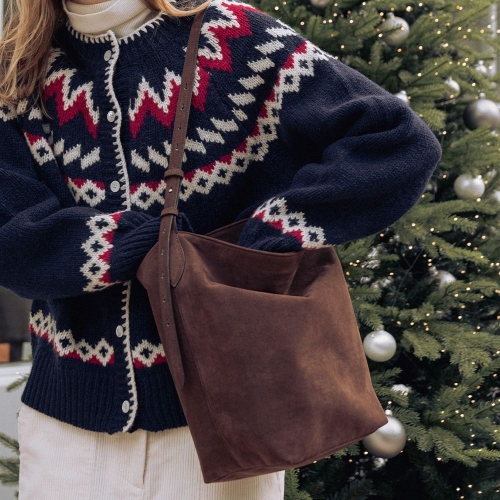 ��ũ���з� �þ��� 12/4 ���� SI-AC3100 Trace Bucket Bag_Brown