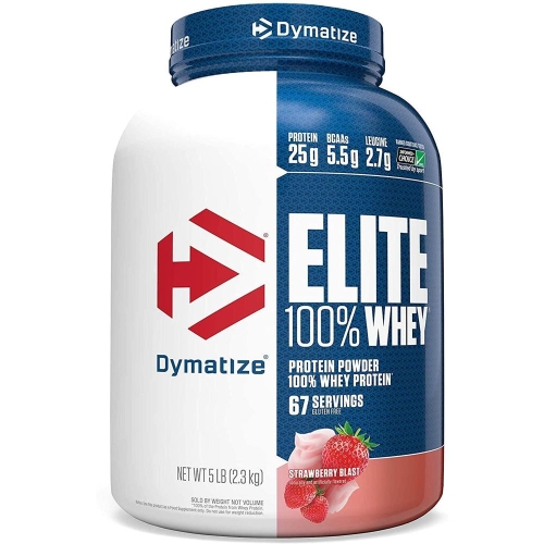 [불명] Dymatize 다이마타이즈 엘리트 100 웨이 프로틴 파우더 쿠키 Elite Whey Protein 2.3kg_이미지