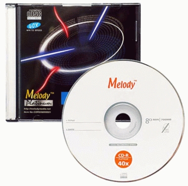 멜로디 멜로디 700MB 40x 슬림 20장_이미지