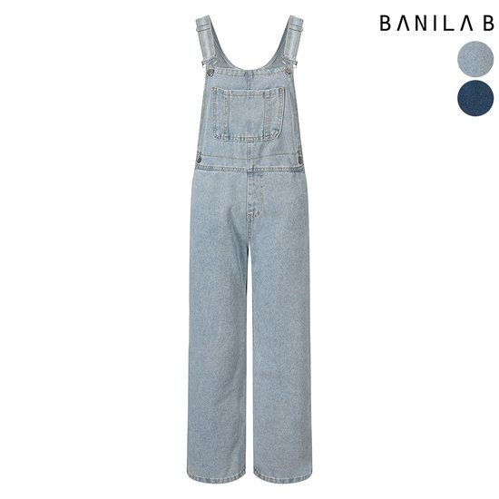 캐주얼 데님 멜빵 오버롤 팬츠 3125804
