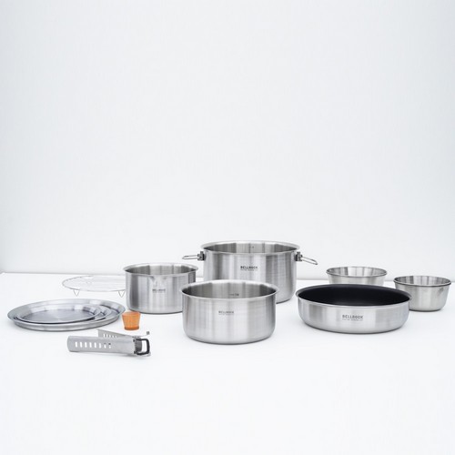 벨락 캠핑용 멀티팟 핸즈프리 코펠 세트