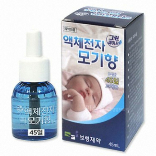 보령제약 그린세이프 에프 액체 전자모기향 무향 교체용 90일 (5개)