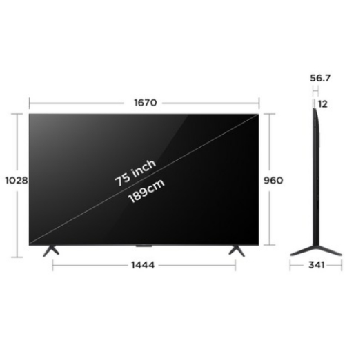 TCL 아이팔콘 75U95A (무타공 벽걸이)_이미지