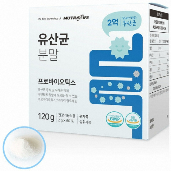뉴트라라이프 유산균 분말 프로바이오틱스 60포 (1개)