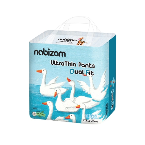 나비잠 울트라씬 듀얼핏 팬티형 키즈형-공용 (20매)_이미지