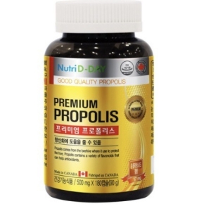 한미양행 뉴트리디데이 프리미엄 프로폴리스 500mg 180정 (4개)_이미지