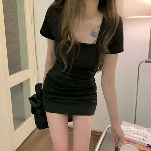 엔젤 스퀘어넥 미니 원피스 USC-24051801