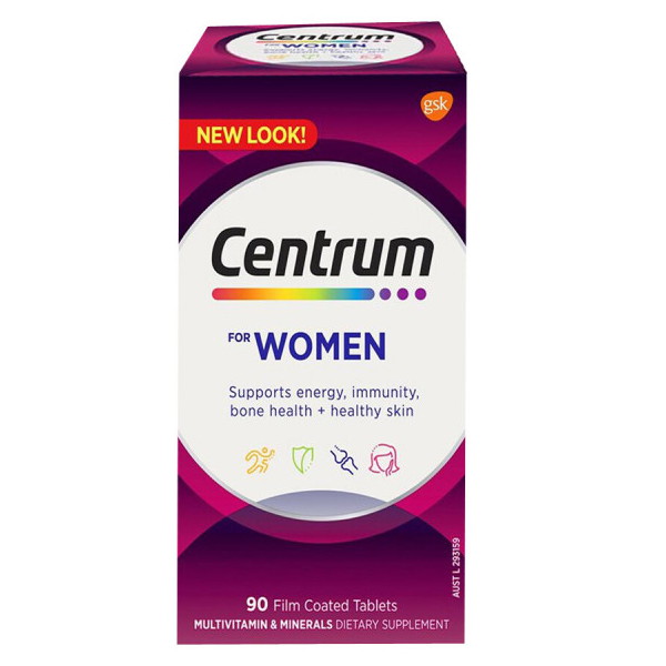 센트룸  종합비타민 포 우먼 90정 (해외) (1개)