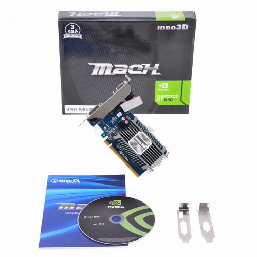 INNO3D Mach ������ GT630 ���� D3 1GB LP ������