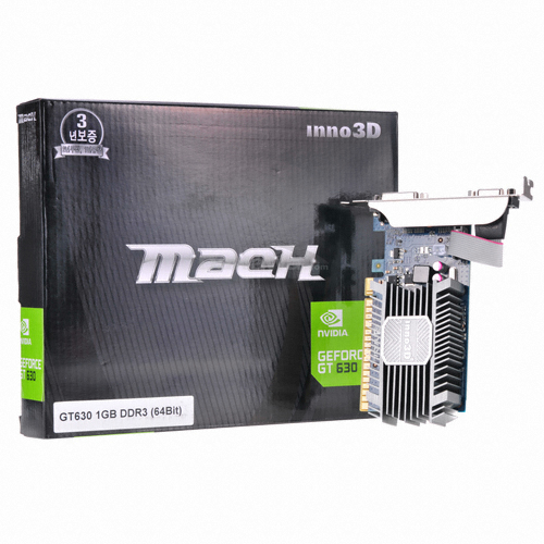 INNO3D Mach 지포스 GT630 마하 D3 1GB LP 무소음_이미지