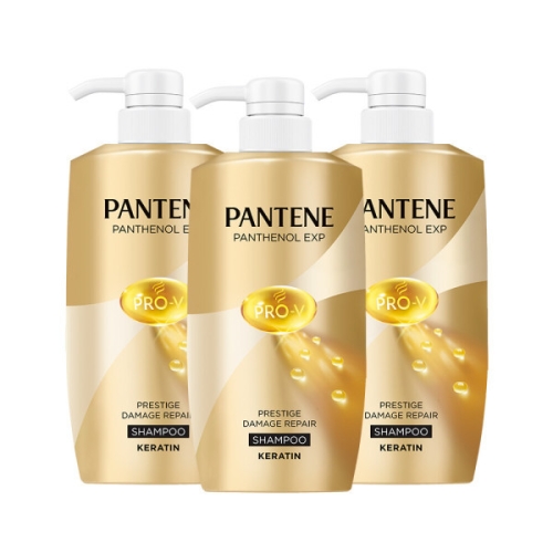 한국P&G 팬틴 프레스티지 데미지 리페어 샴푸 750ml (3개)