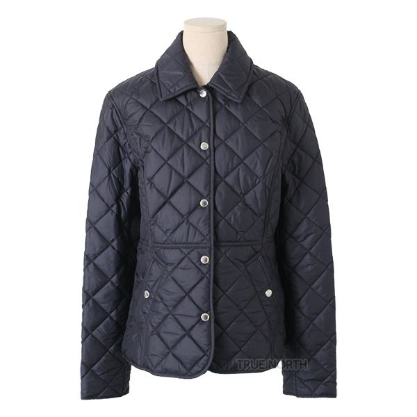 버버리 여성 8111456 카트론 퀄팅 자켓 점퍼 네이비