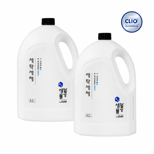 크리오 생활물가 세탁세제 일반드럼겸용 4.2L (2개)