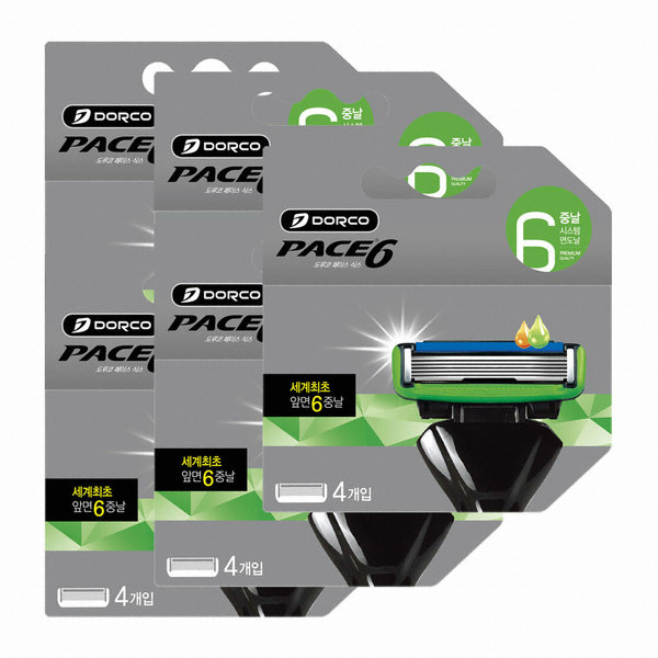 도루코 페이스6 면도날 (20개)