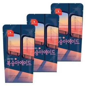 웰그린세제 웰그린 스위츠 복숭아에이드 230ml 10개 -3개 총 30개 편의점 아이스 음료 파우치_이미지