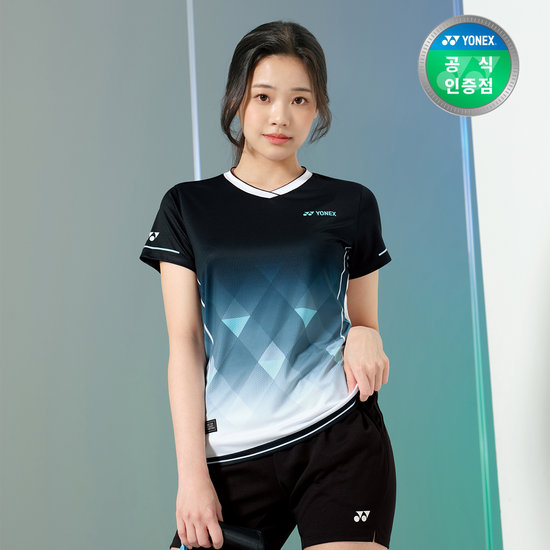 요넥스 배드민턴 경기복 게임웨어 반팔 티셔츠 243TS004F_이미지