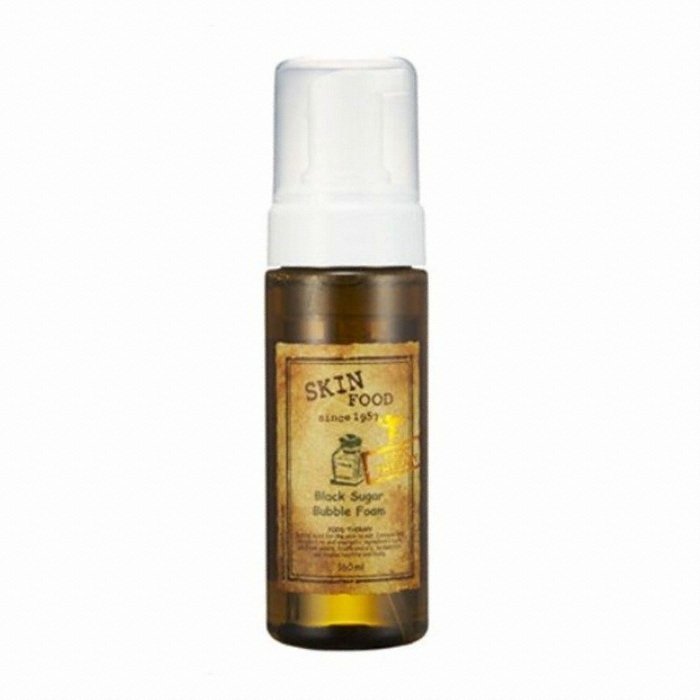 스킨푸드 블랙슈가 버블 폼 (160ml)_이미지