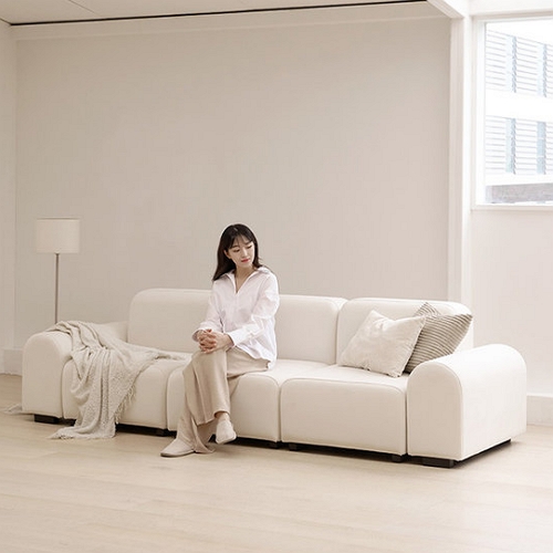 더젠 세이안 조야 아쿠아텍스 패브릭 소파 4인용_이미지