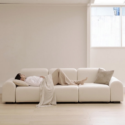 더젠 세이안 조야 아쿠아텍스 패브릭 소파 4인용_이미지