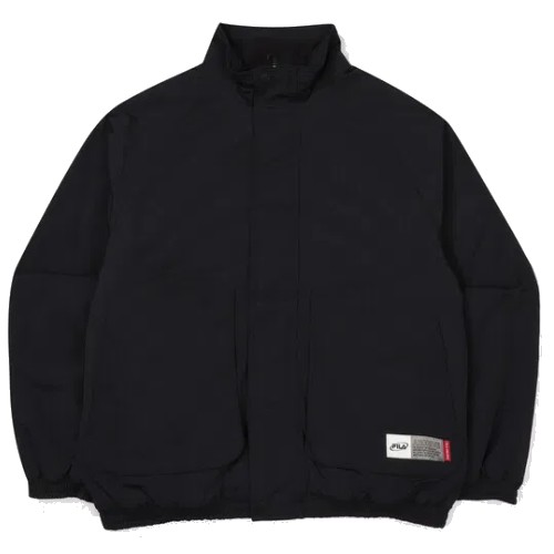 휠라 절개배색 우븐 후리스양면 리버시블자켓 FS2JKF4103X (BLK, 블랙)_이미지