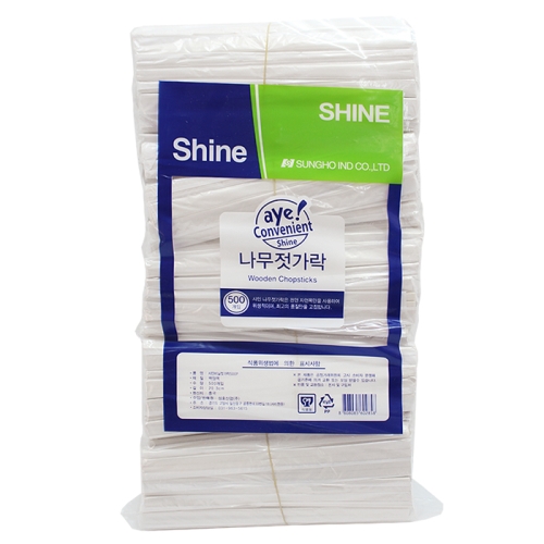 샤인 나무젓가락 (500개)_이미지