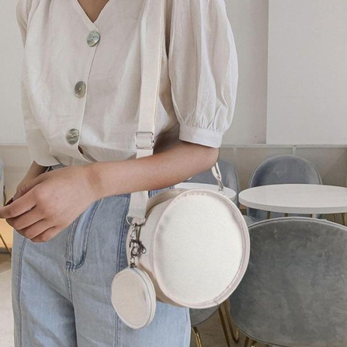 심플 바디 동그란 쉐이프가 탬버린택 숄더백 WA44267_이미지