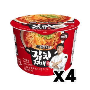 더본코리아 백종원 김치찌개라면 140g (4개)_이미지
