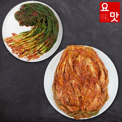  푸드앰프 요맛김치 감칠맛이 풍부한 전라도 포기김치 5kg + 파김치1kg [1개]