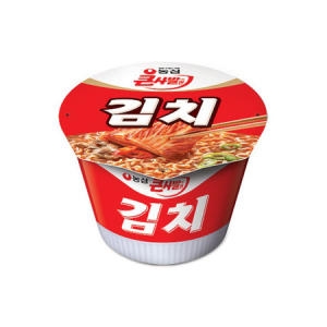 농심 김치 큰사발면 112g (4개)_이미지