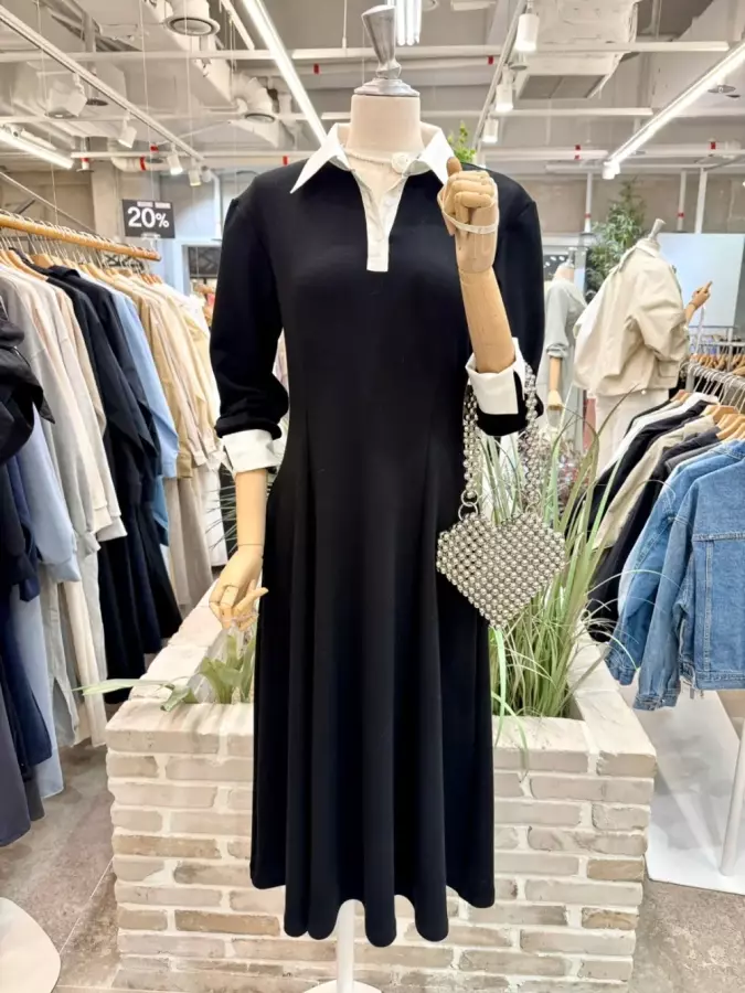  난닝구 스타필드코엑스점 앤카딘카라원피스 1125A2OP00C
