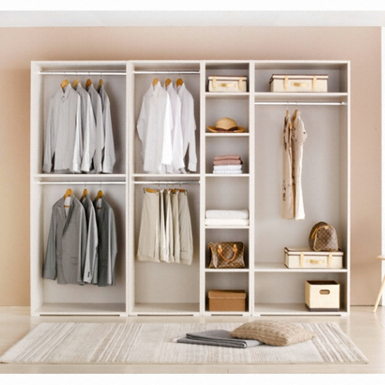 동서가구 소피아 ㅡ자형 속 깊은 드레스룸 베이직형 (260cm)