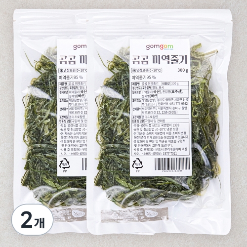 곰곰 미역줄기 300g (2개)_이미지