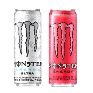 코카콜라음료 몬스터 에너지 울트라 + 파이프라인 펀치 355ml (24개)_이미지