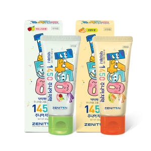 제니튼 닥터제니 1450 고불소 주니어 치약 사과자두향 60g (4개)