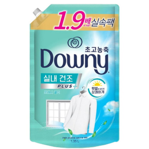 다우니 실내건조 프레시클린 리필 1.35L (8개)_이미지