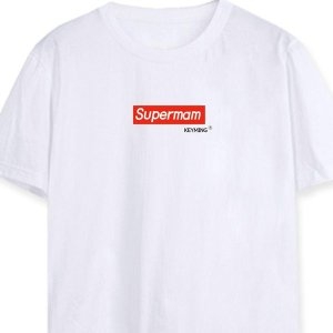 키밍 슈퍼맘 커플티 단체티 반티 패러디 반팔티 W4A3816_이미지