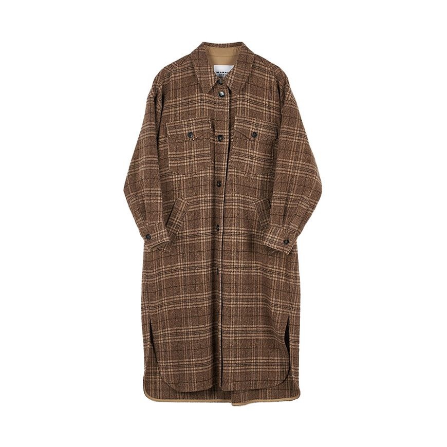 이자벨마랑 FW25 여성 지슬렌 코트 MA0437FA C3D02E 50CA_이미지