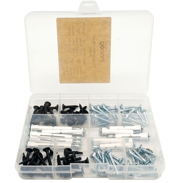 이노공구 석고나사 토우앙카 10종 세트 1046 (90pcs)_이미지