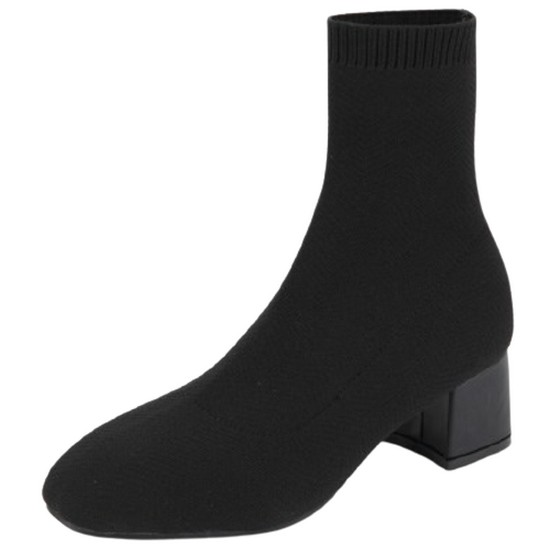 단골언니 피트 슬림핏 쫀쫀한 삭스 앵클부츠_이미지