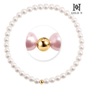 14K 미카엘 진주 팔찌 3mm 4mm