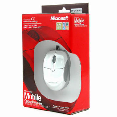 Microsoft Mobile Optical Mouse 프리미엄 화이트_이미지
