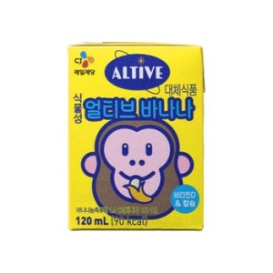 CJ제일제당 얼티브 식물성 바나나 120ml (3개)_이미지
