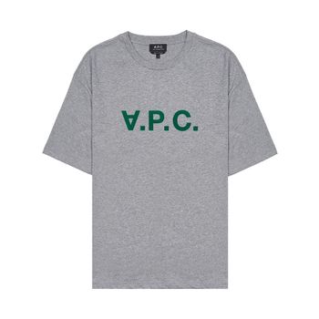 아페쎄 헤비웨이트 VPC 로고 티셔츠 헤더 라이트 그레이 91441339
