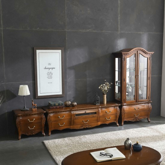 더리체 멜리사 양문장식장 거실장세트 3000_이미지