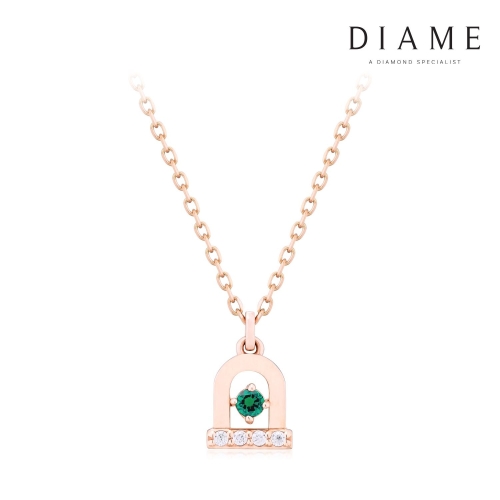 ���̾ƹ� �ο��� 14K��� ���׷ο� ���޶��� ����� GLDN020WGLAB