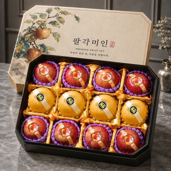 덤앤덤 수려한 과일선물세트 팔각미인 6호 5kg 내외